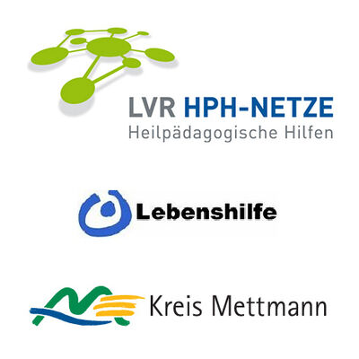 Bild vergrößern: Logo des LVR HPH-NETZE Heilpädagogische Hilfen und der Lebenshilfe Kreis Mettmann.