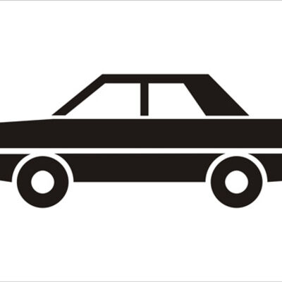 Bild vergrößern: Schwarzes Auto.