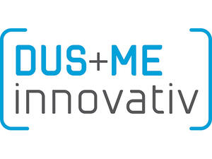 Bild vergrößern: In blauen Klammern steht der Schriftzug "DUS+ME innovativ".