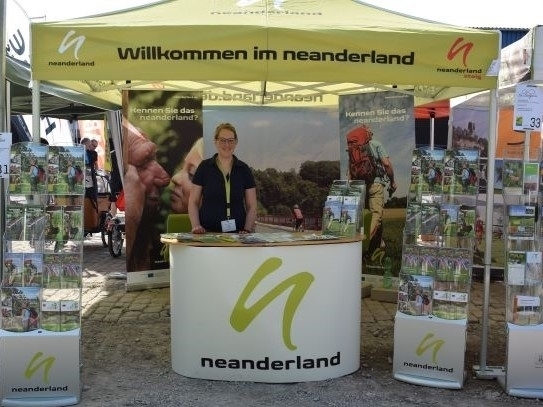 Bild vergrößern: neanderland-Stand auf der Bergischen Velo