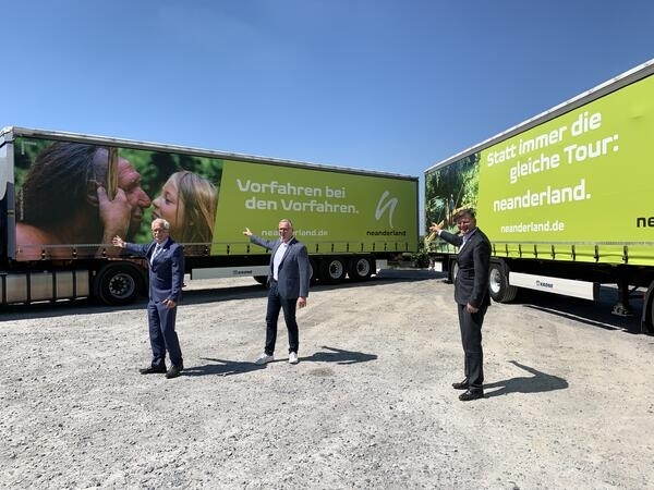 Bild vergrößern: Landrat Thomas Hendele, Peter Rskes, Kreisdirektor Martin M. Richter