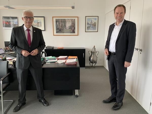 Bild vergrößern: Thomas Hendele und Stephan Keller