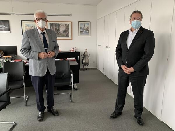 Bild vergrößern: Thomas Hendele und Rainer Ritsche