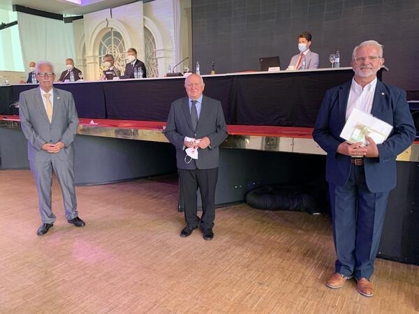 Bild vergrößern: Landrat Thomas Hendele, Reinhard Ockel, Klaus Przybilla