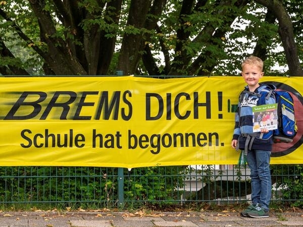 Bild vergrößern: Das Banner der Aktion
