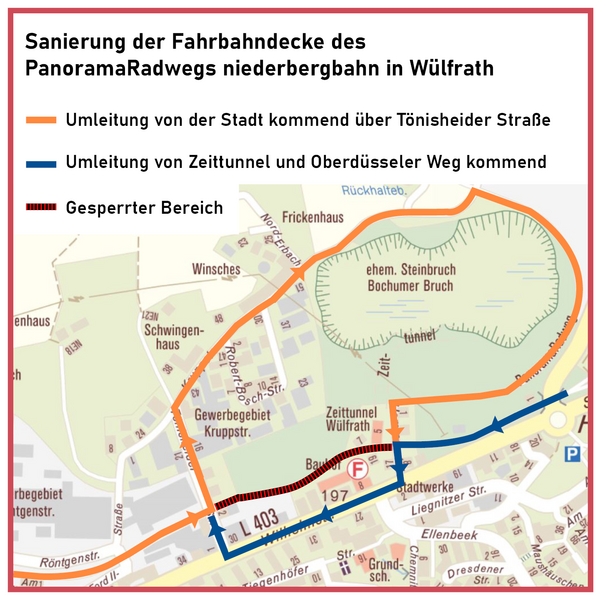 Bild vergrößern: Die Umleitung