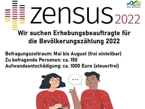 Bild vergrößern: Erhebungsbeauftragte gesucht