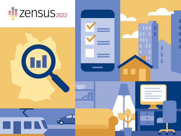 Bild vergrößern: Zensus 2022