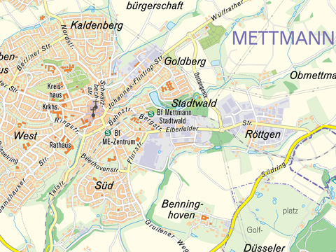 Kreisverwaltung Mettmann / Karten